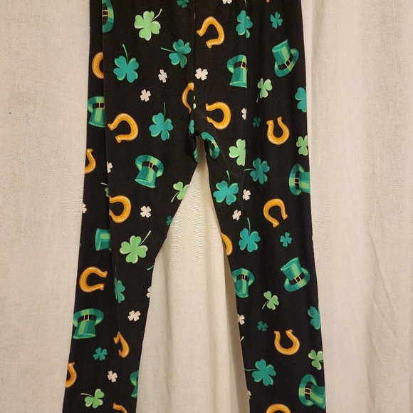 Girls Shamrock Pajama Pants - No Boundaries Size M (7–9) - Picture 3 of 4